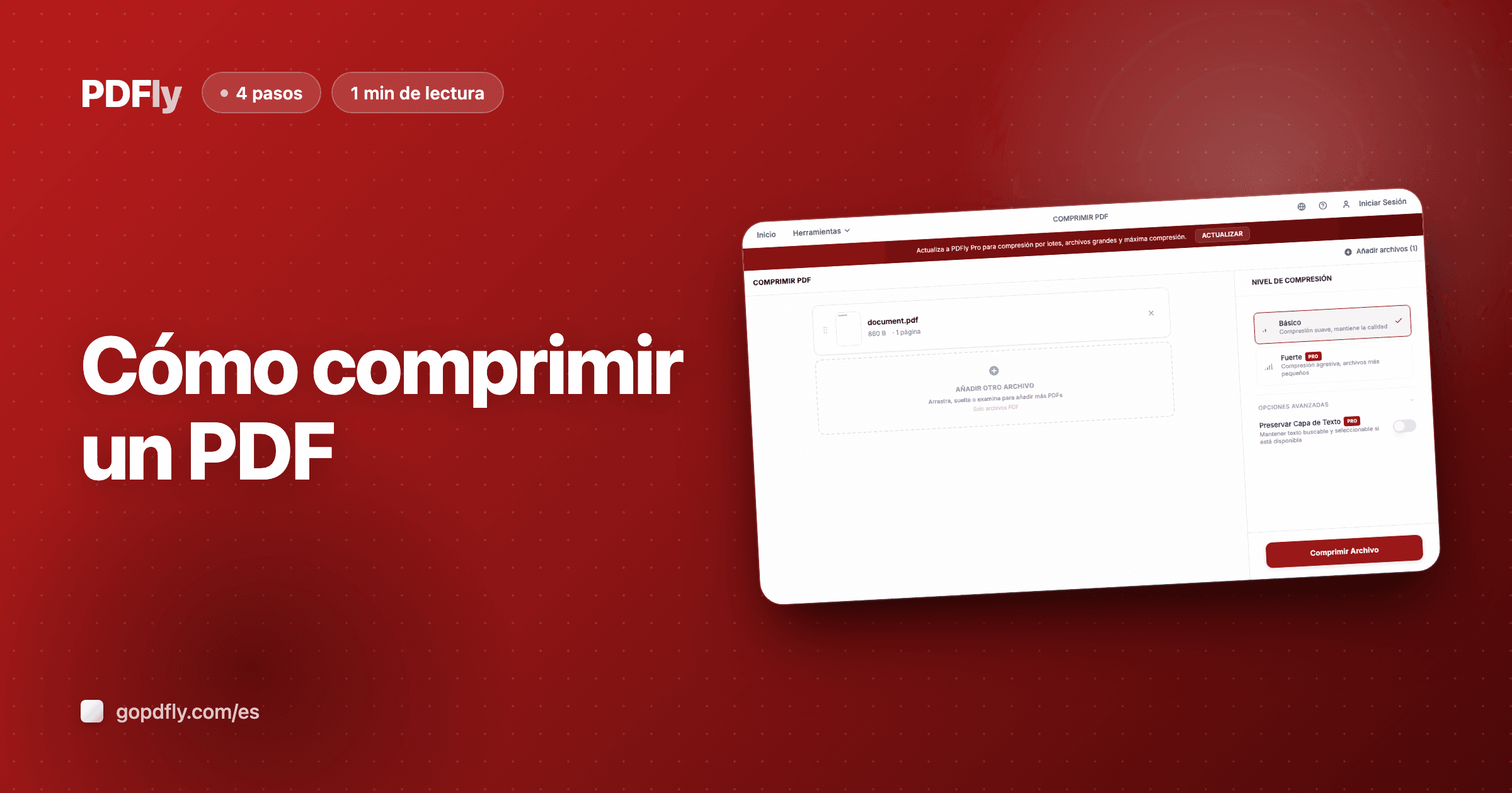 Cómo reducir el tamaño de un archivo PDF