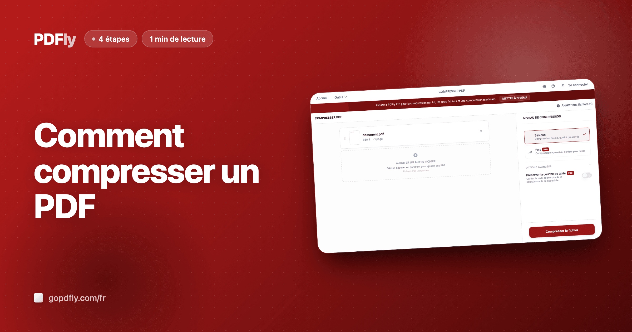 Comment réduire la taille d'un fichier PDF