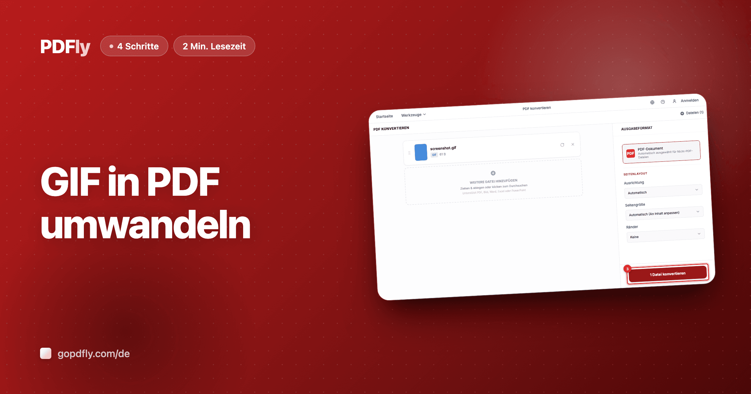 GIF in PDF umwandeln