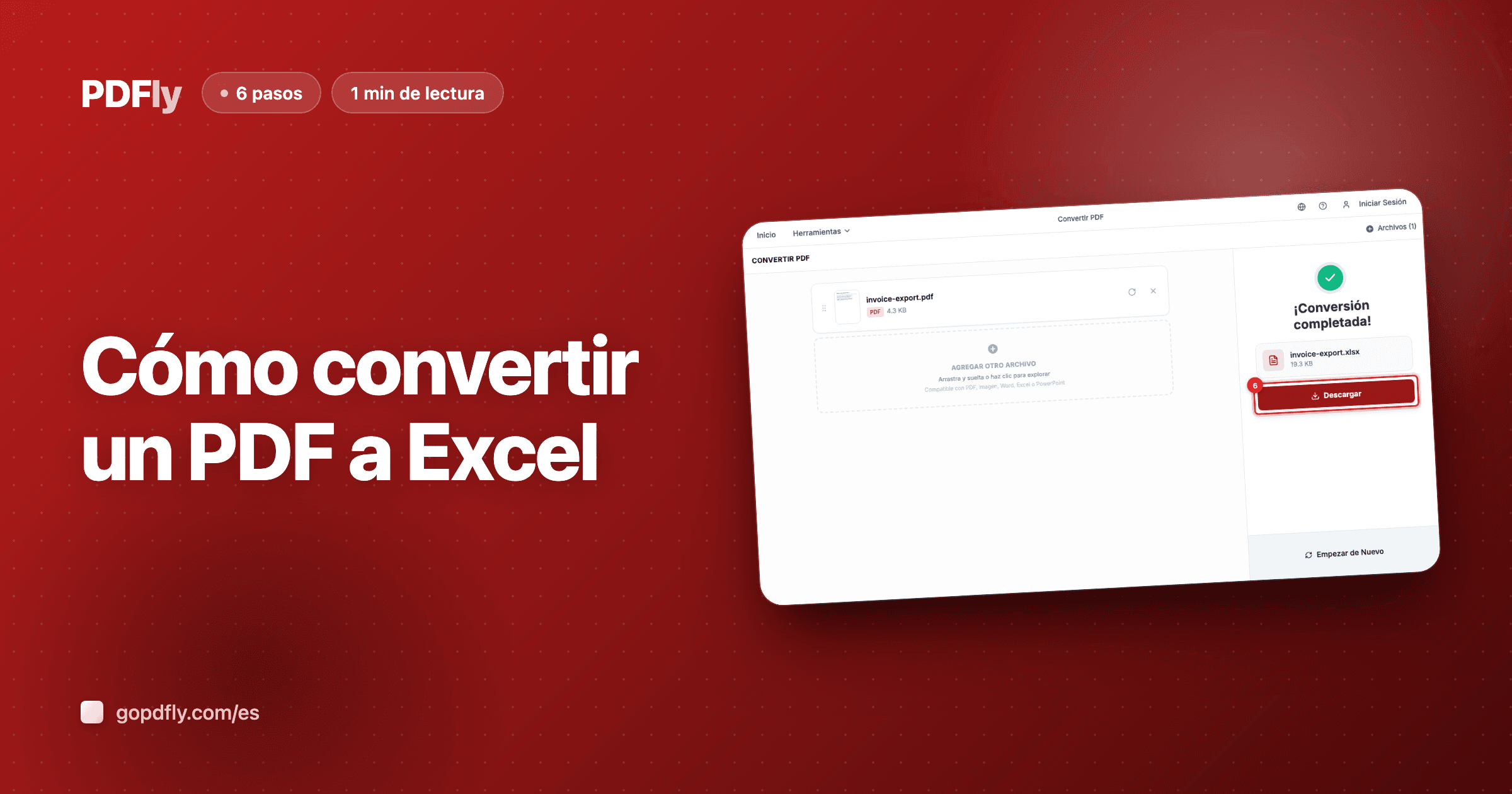 Cómo convertir un PDF a Excel