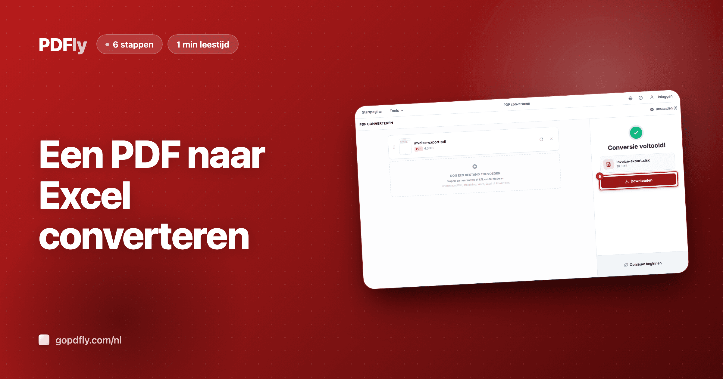 Een PDF naar Excel converteren