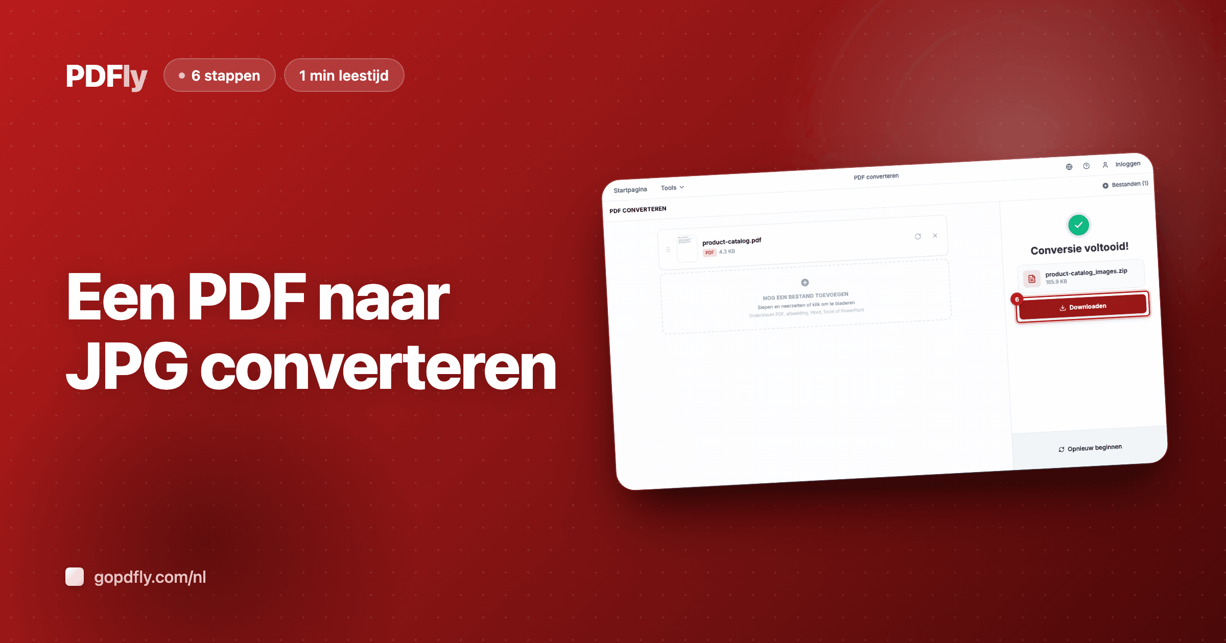 Een PDF naar JPG converteren