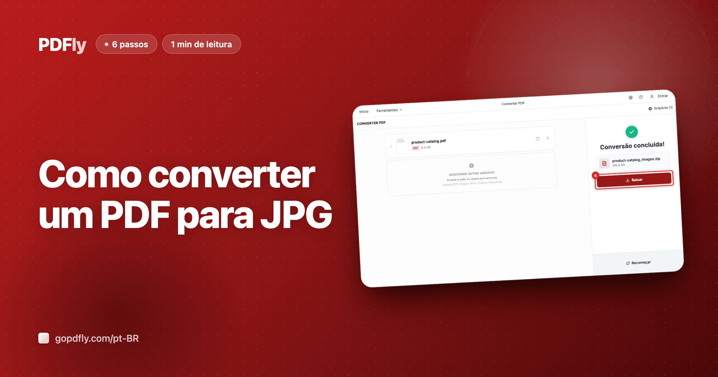 Como converter um PDF para JPG