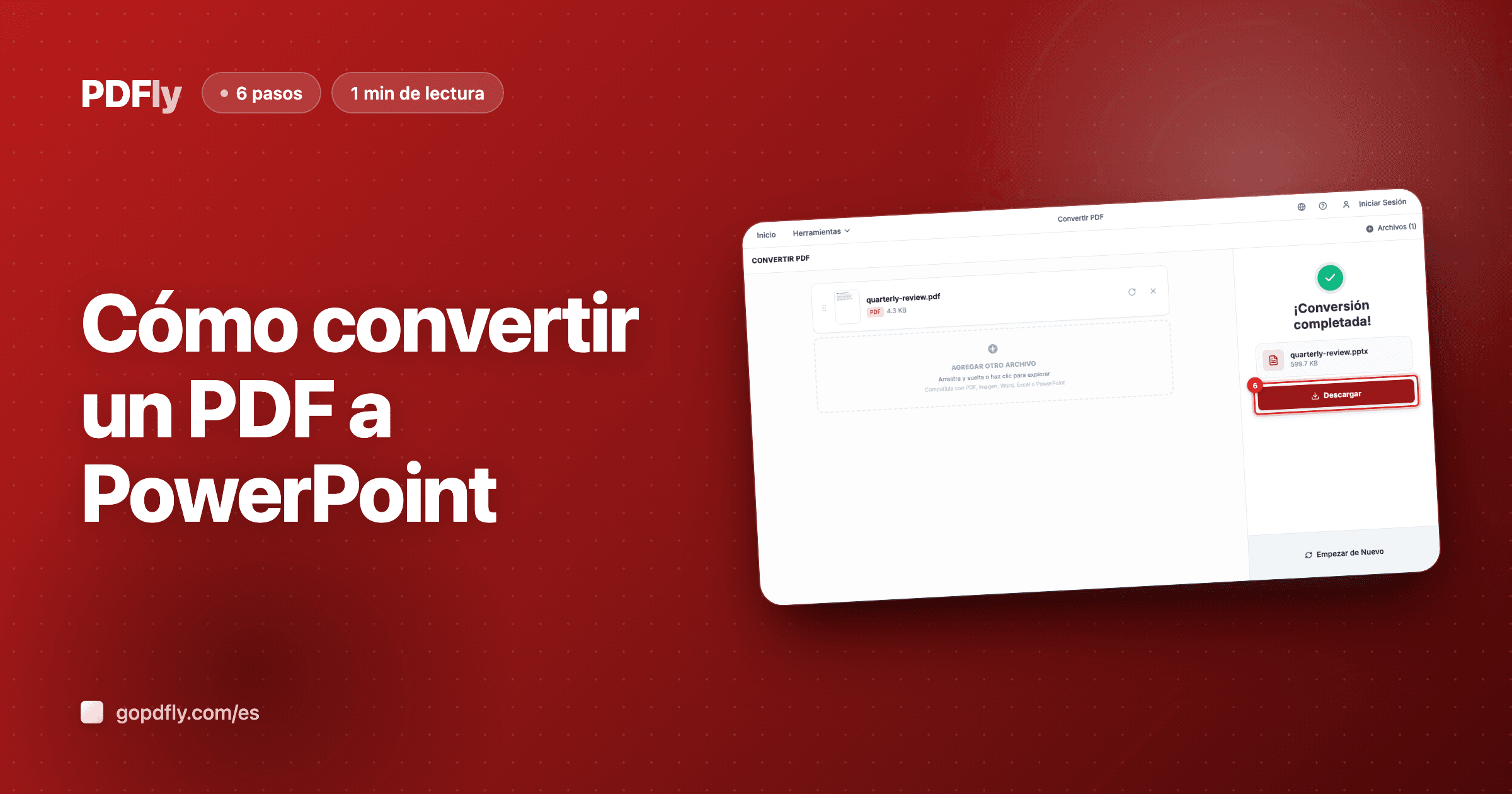 Cómo convertir un PDF a PowerPoint