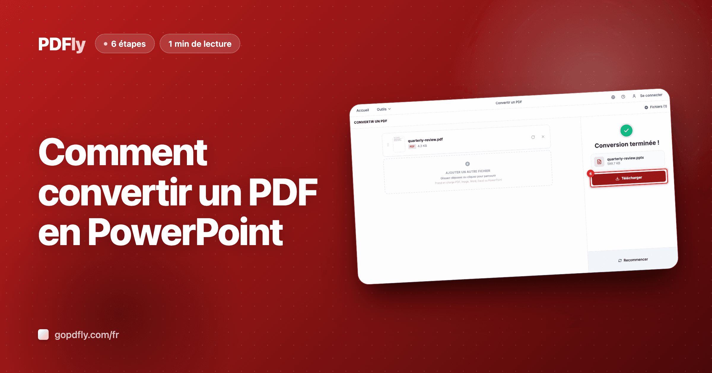 Comment convertir un PDF en PowerPoint