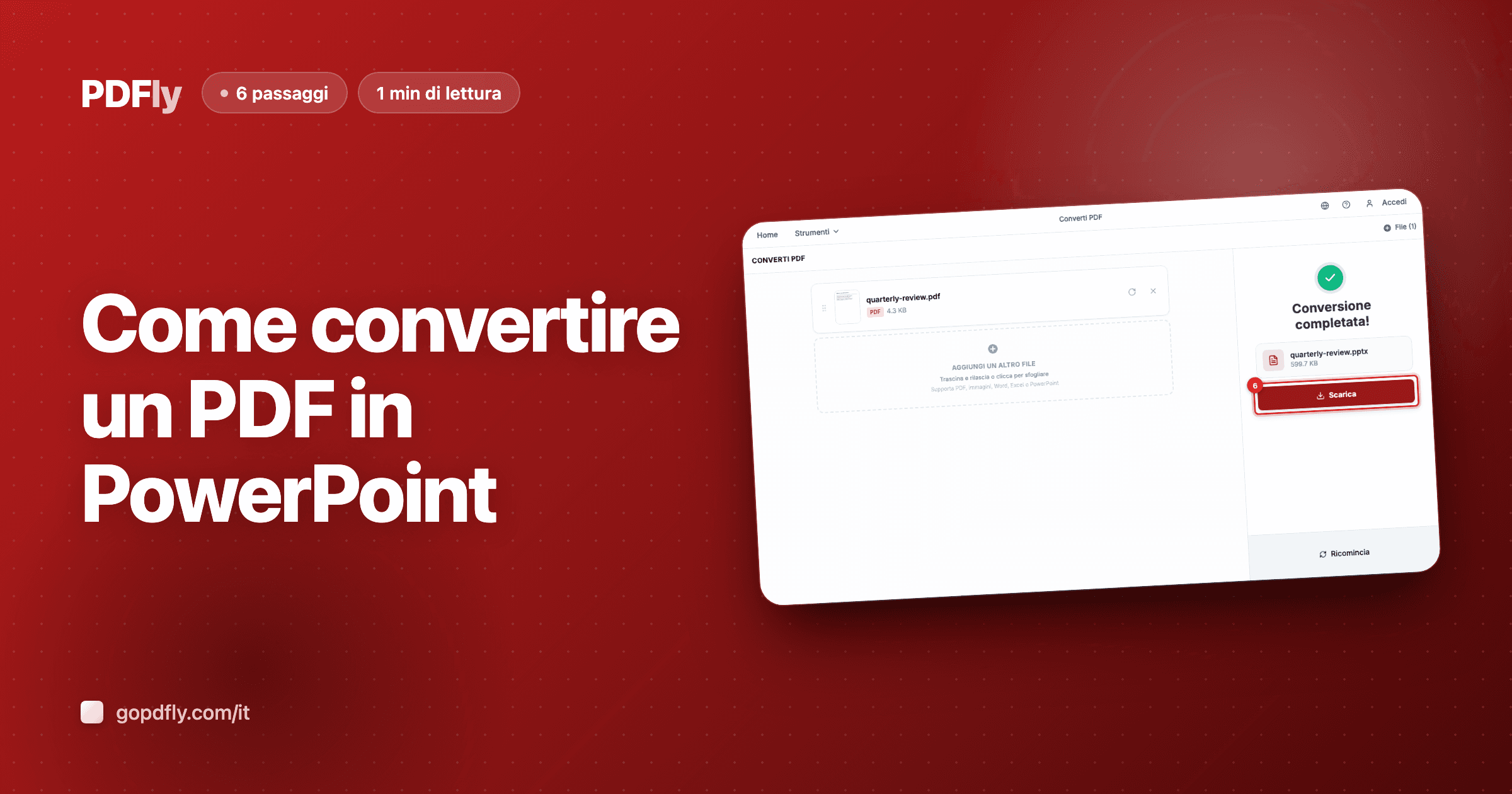 Come convertire un PDF in PowerPoint