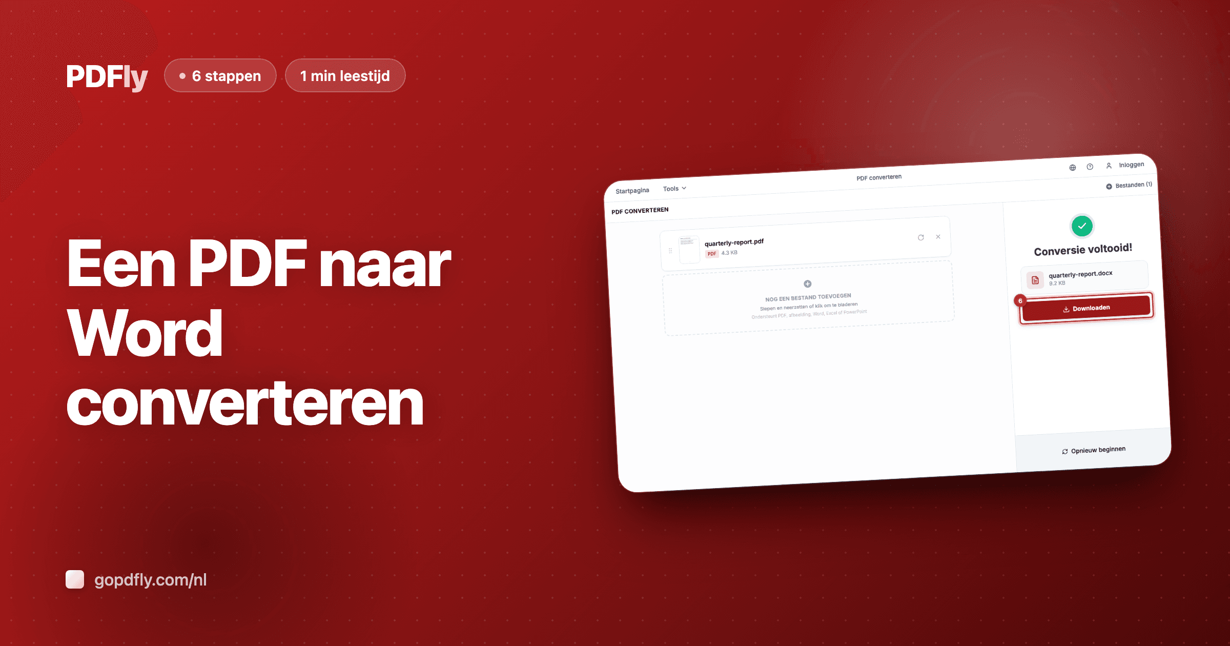 Een PDF naar Word converteren