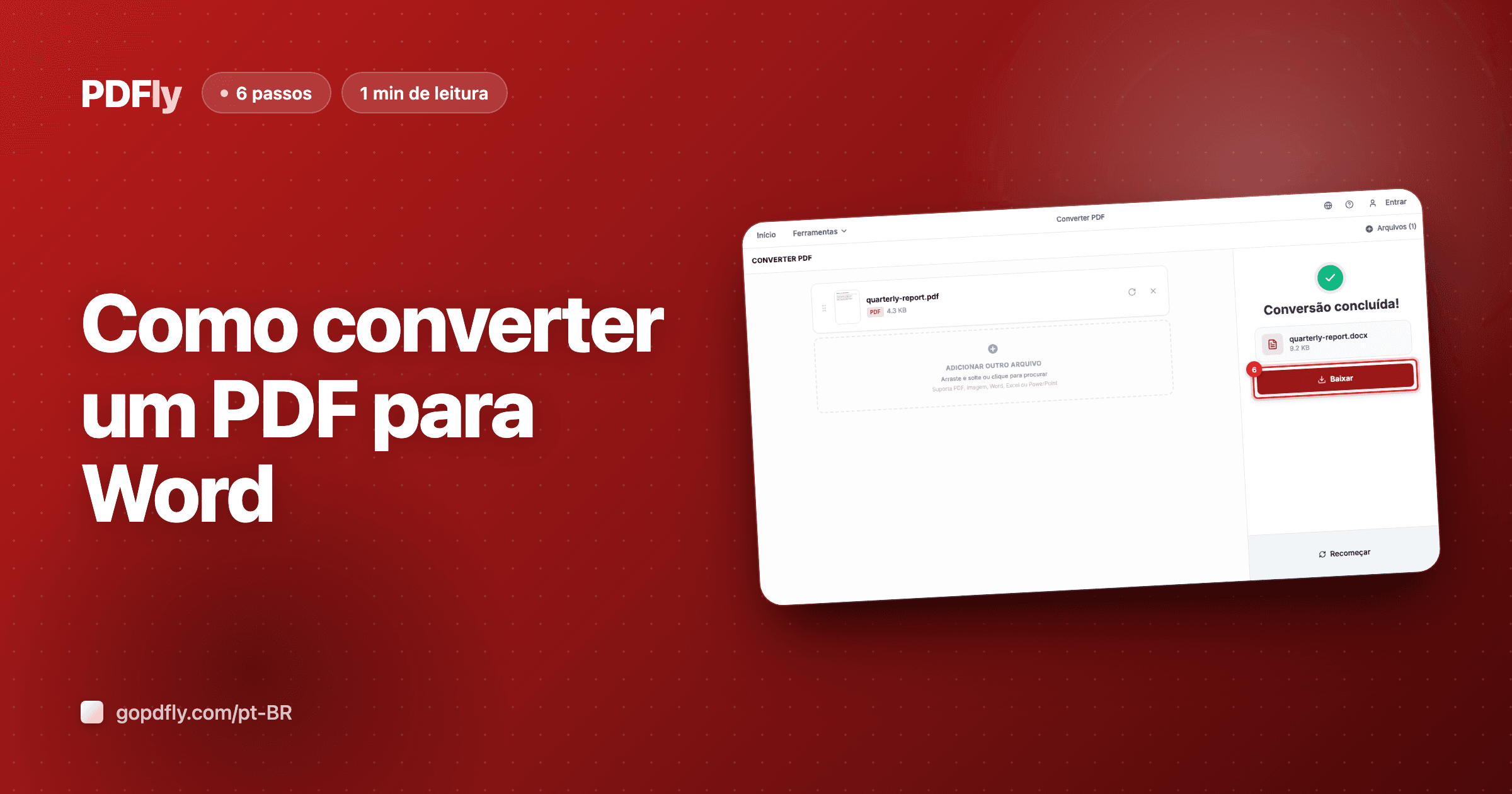 Como converter um PDF para Word