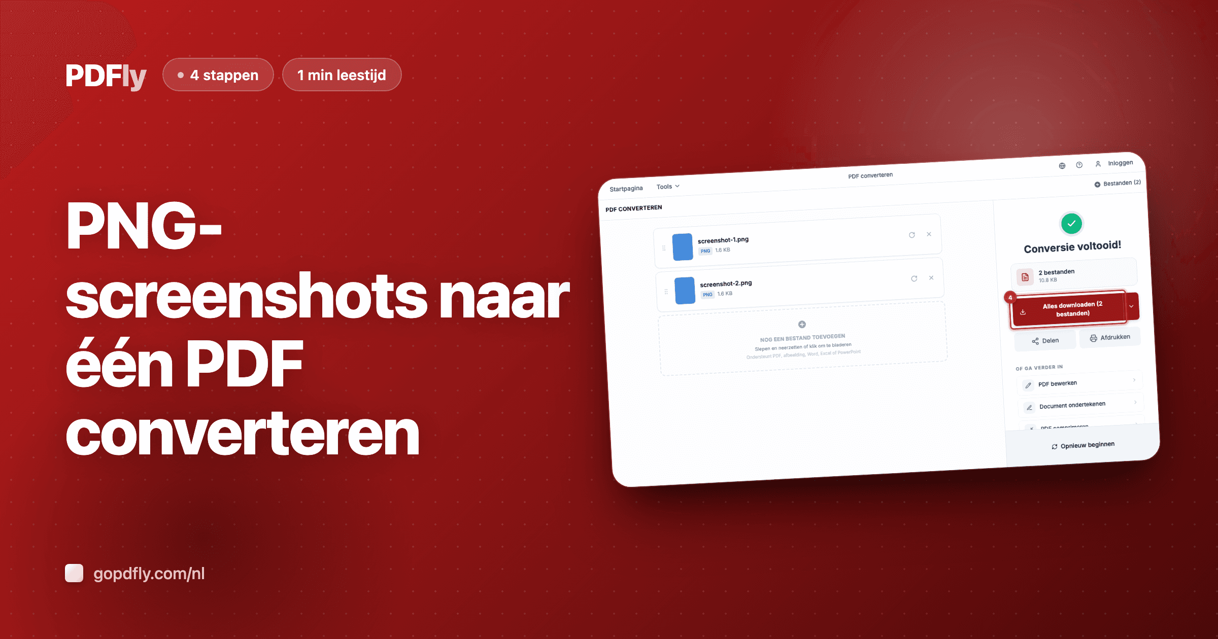 PNG-screenshots naar één PDF converteren