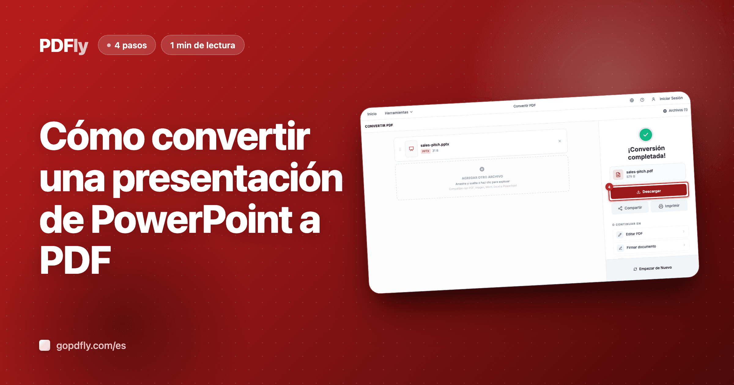Cómo convertir una presentación de PowerPoint a PDF
