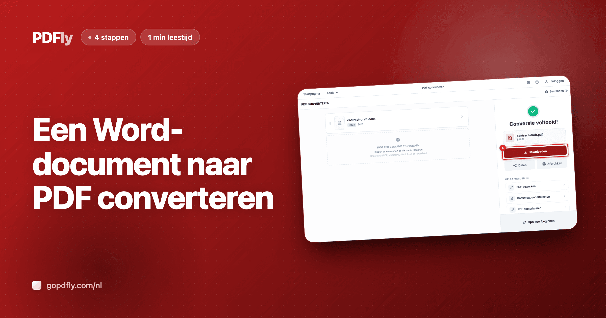Een Word-document naar PDF converteren