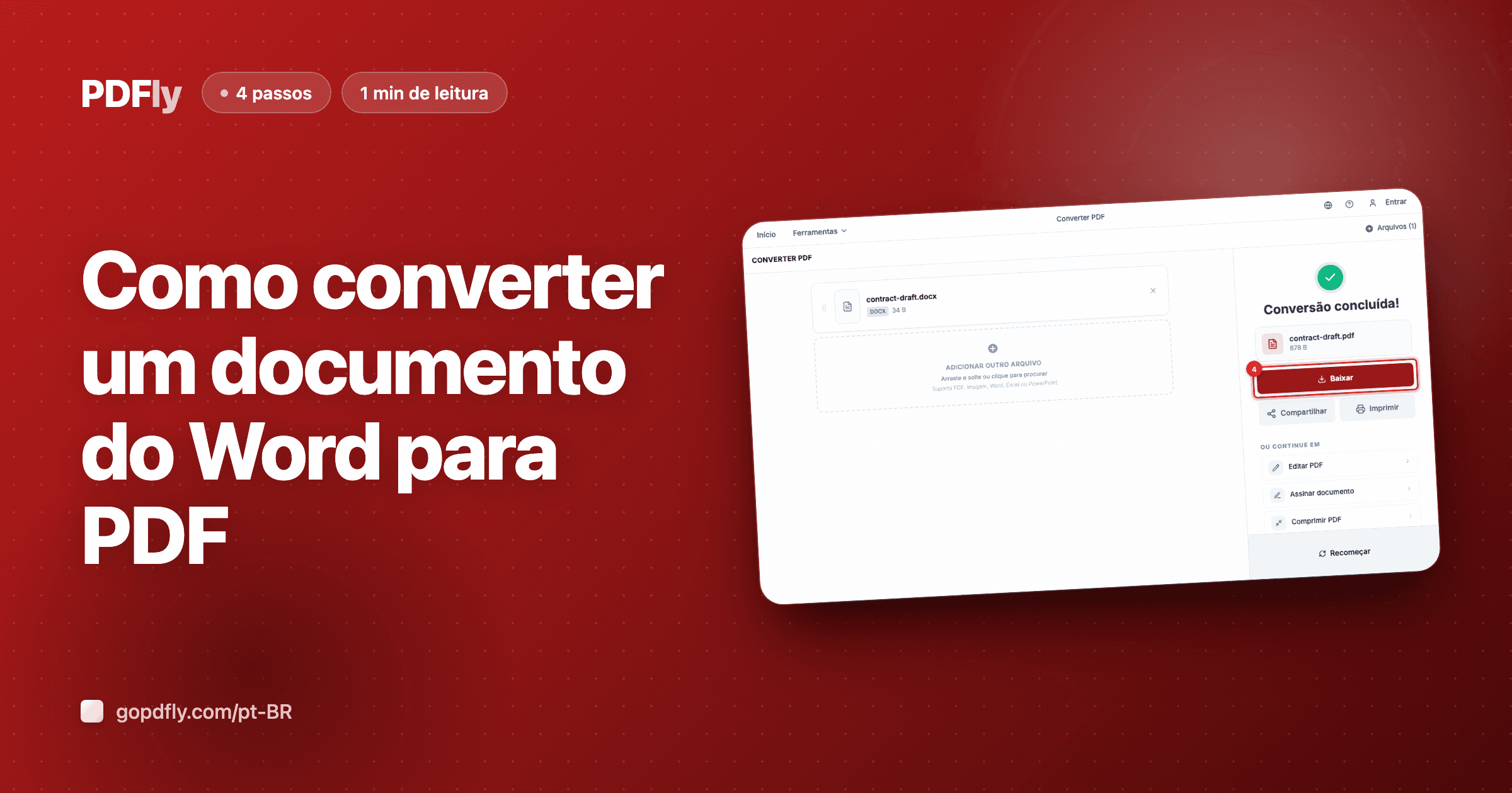 Como converter um documento do Word para PDF