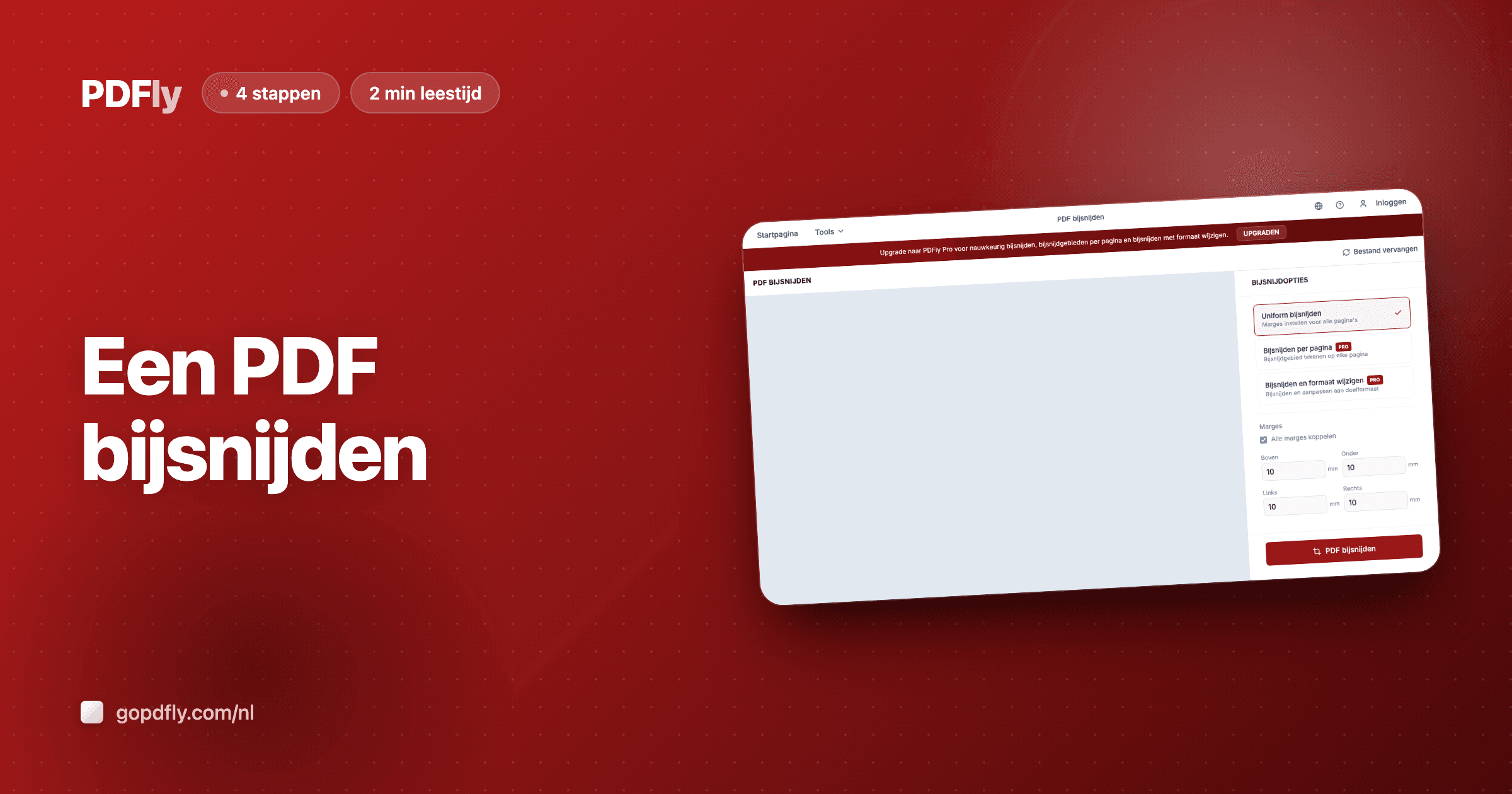 Een PDF-document bijsnijden