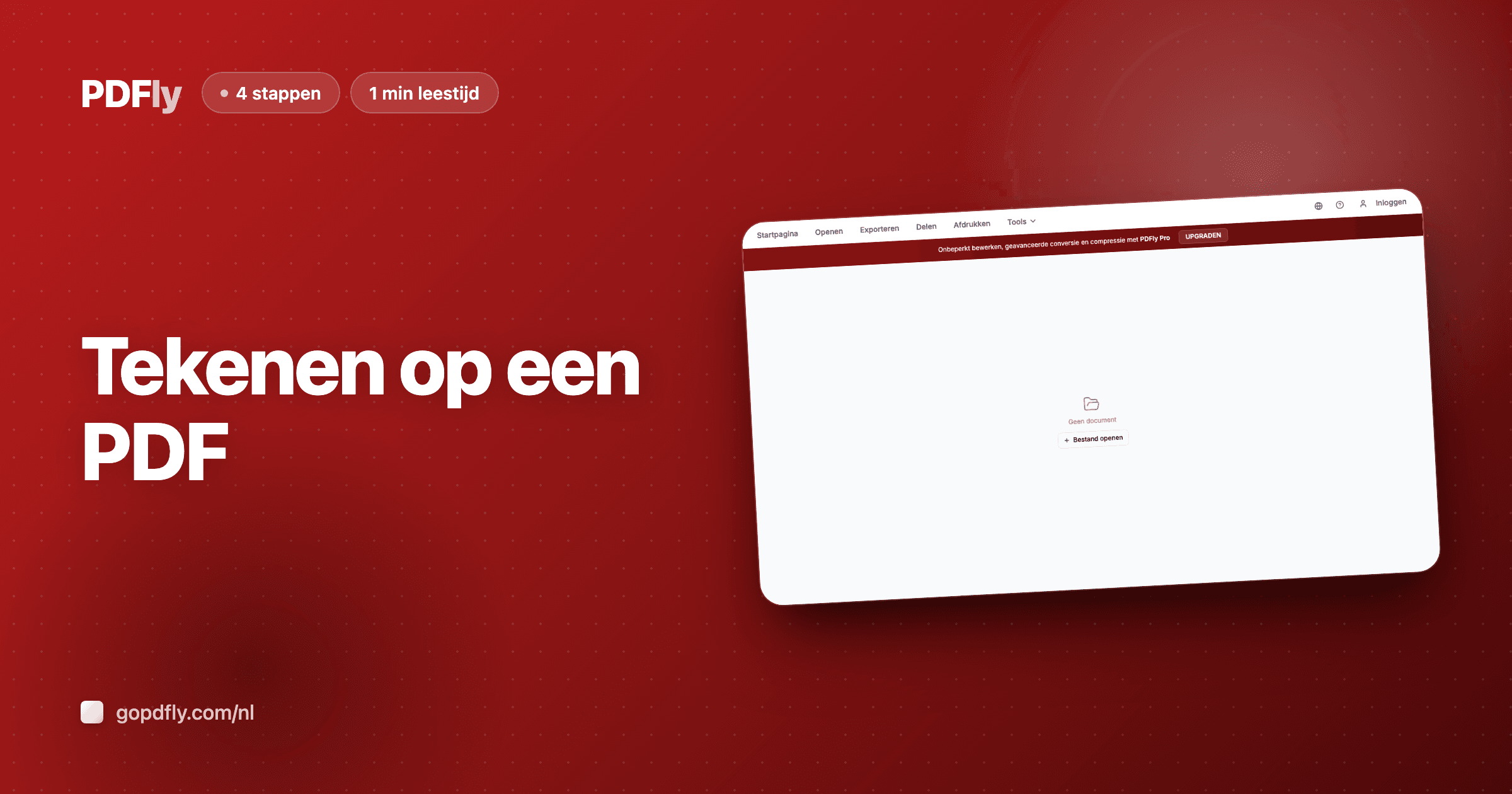 Tekenen op een PDF-document