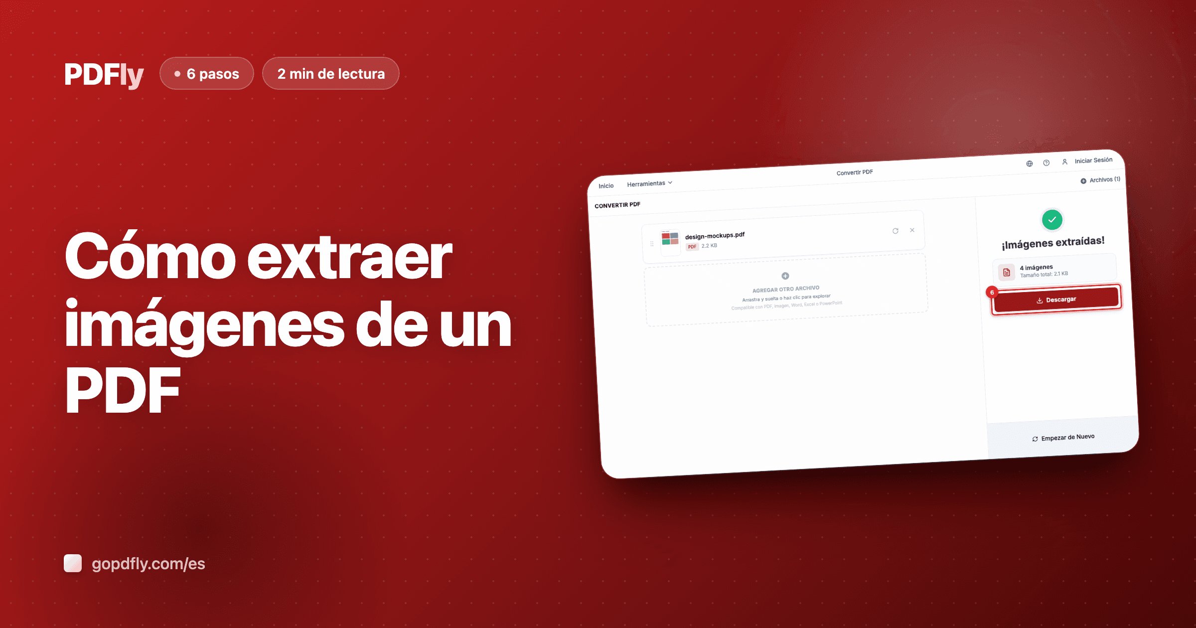 Cómo extraer imágenes de un PDF