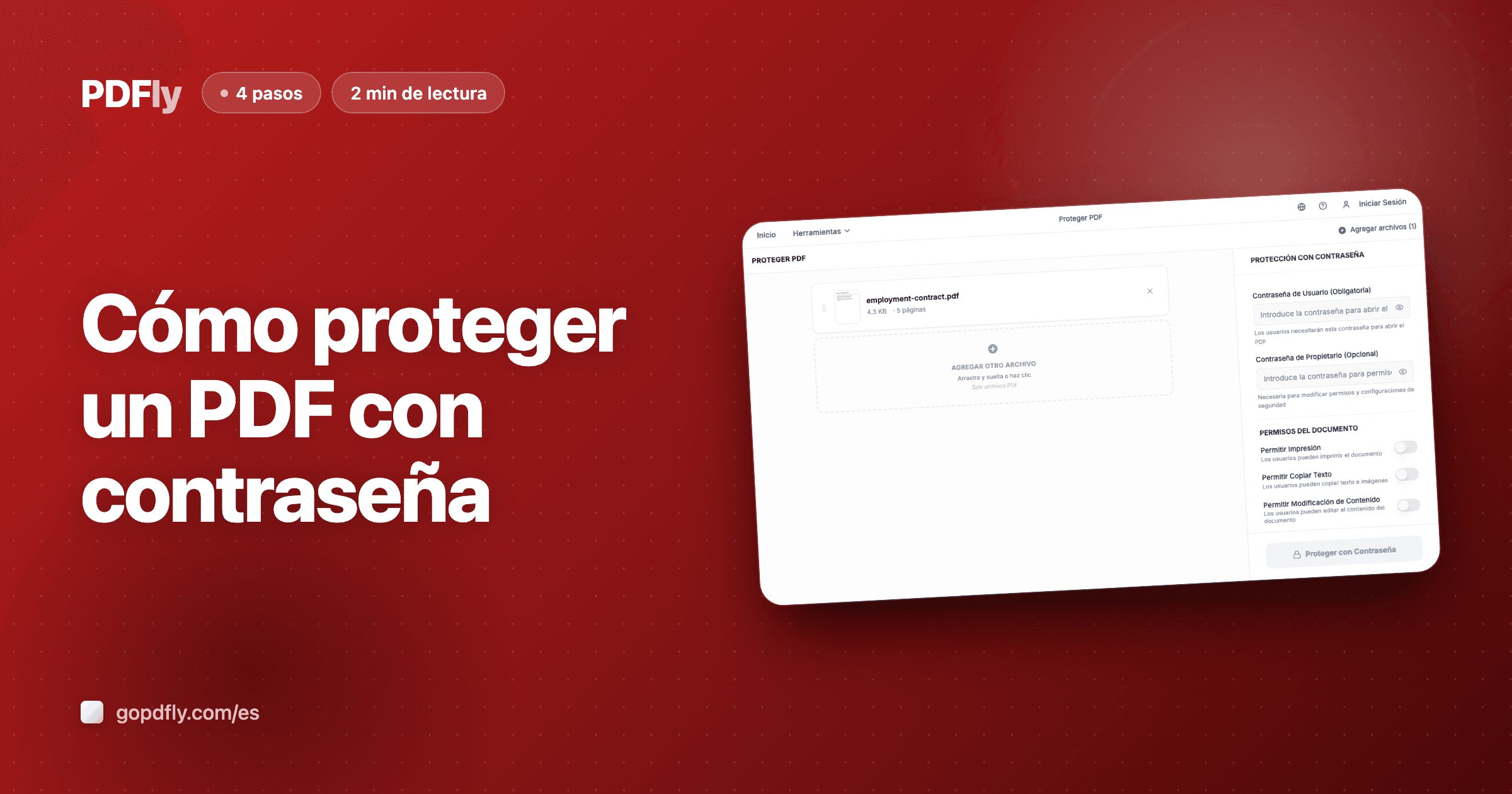Cómo proteger un PDF con contraseña