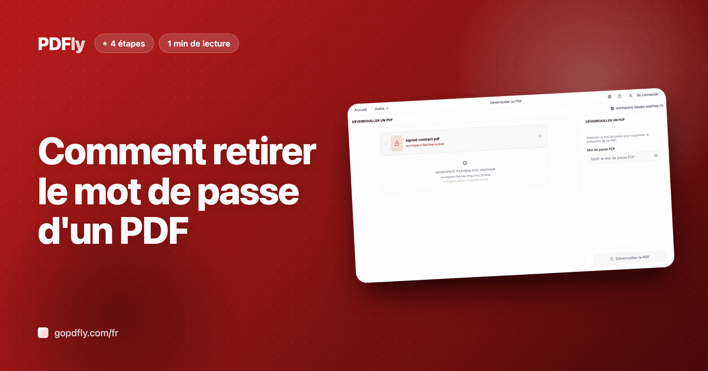 Comment retirer le mot de passe d'un PDF