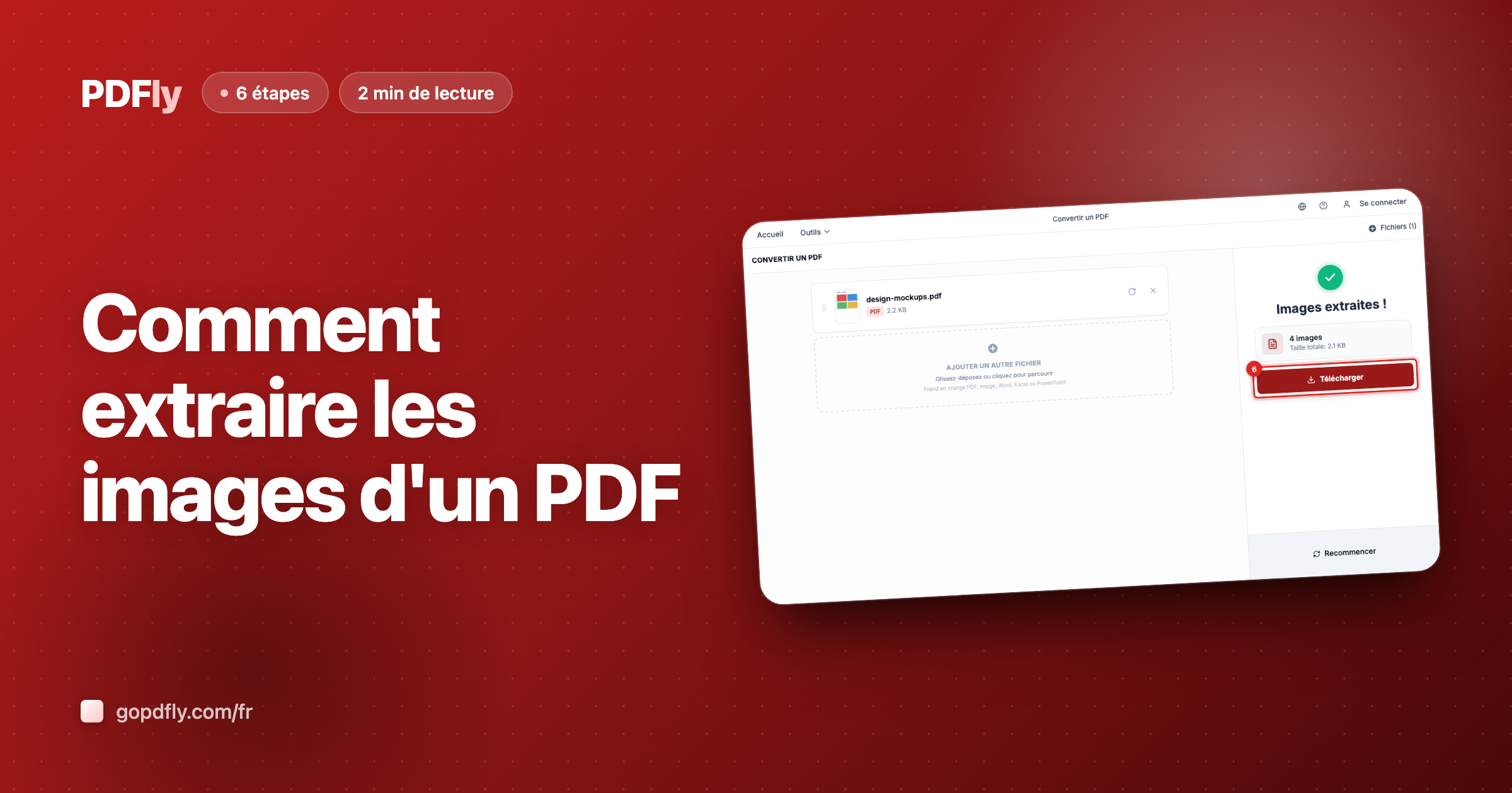 Comment extraire les images d'un PDF | PDFly